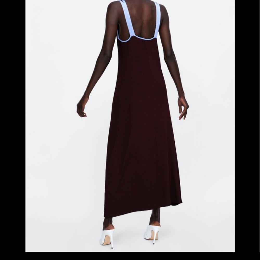 Zara Ribbed Knit Dress - Picture 4 of 8